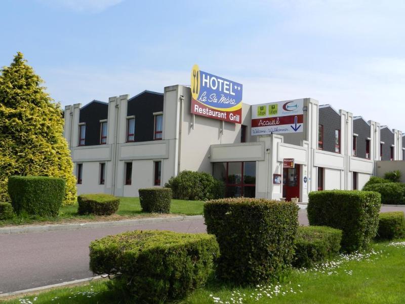 Logis Hotel Restaurant Le Sainte Mere Sainte-Mere-Eglise Exterior foto
